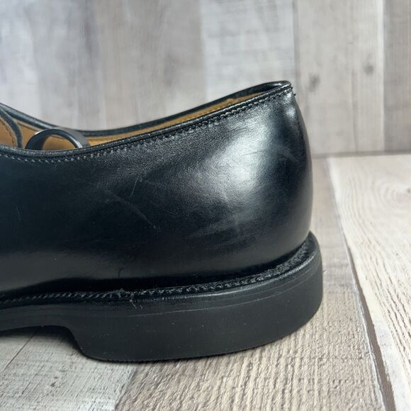 Allen Edmonds Kennett Men's Oxford Split Toe Derby Leather Black Size 9 D 9504 - Picture 12 of 16